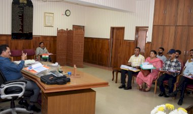 ज़िला जल एवं स्वच्छता समिति की बैठक आयोजित......