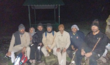 चूड़धार के जंगलों में लापता युवती समेत चार लोग रेस्कयू ....... रास्ता भटक गए थे सैलानी