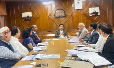 सतलुज जल विद्युत निगम लिमिटेड द्वारा 2470 मेगावाट की चार पम्प स्टोरेज परियोजनाएं भी चिन्हित की........मुख्य संसदीय सचिव ने जल विद्युत परियोजनाओं की समीक्षा बैठक की अध्यक्षता की,,,,,