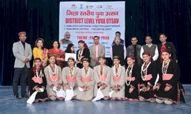 युवाओं को भारत की पॉलिसी बनाने में अग्रिम भूमिका निभानी चाहिए..... कश्यप ...जिला स्तरीय युवा महोत्सव का आयोजन ....