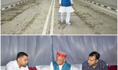 राज्यपाल ने कीरतपुर-मनाली फोरलेन परियोजना का जायजा लिया,,,,,, भरेड़ी में भूमिगत रेलवे क्रासिंग स्थल का दौरा किया,,,,,