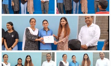 पारंगत सीनियर सकेंडरी स्कूल में अव्वल आए विद्यार्थियो को  किया सम्मानित