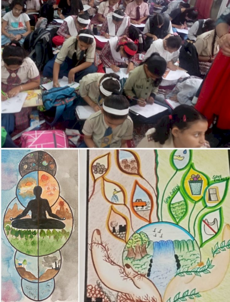 ईश्वराम्या दिवस के उपलक्ष में किया चित्रकला प्रतियोगिता का आयोजन......... 12 स्कूलों के 71 प्रतिभागियों ने भाग लिया.....