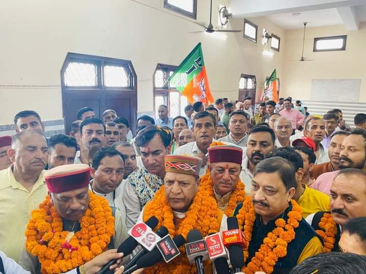 हिमाचल की सभी 68 सीटों पर.......... बहुमत के साथ जीतेंगे लोकसभा की चारों सीटें : डा.  बिंदल .......