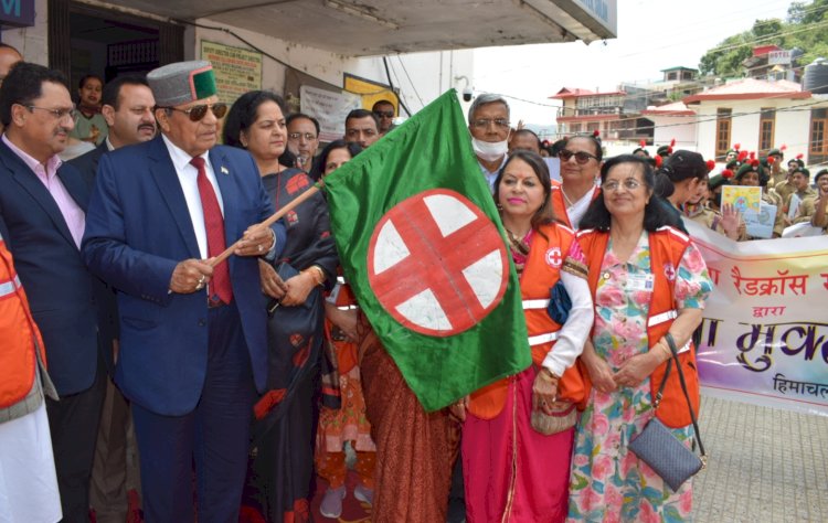 नशा मुक्त हिमाचल के लिए युवाओं, अभिभावकों और शिक्षकों के एकजुट प्रयास आवश्यक -  शांडिल ....युवाओं से रेडक्रास समिति से जुड़ने का आग्रह