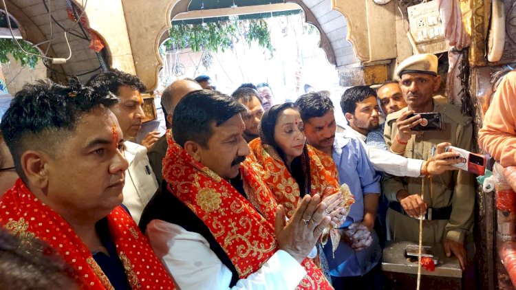 उप मुख्यमंत्री ने माता श्री चिंतपूर्णी में पूजा अर्चना की......