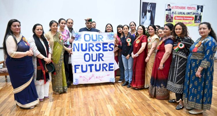 मॉडर्न नर्सिंग की जन्मदाता फ्लोरेंस नाइटिंगेल की जयंती पर विभिन्न कार्यक्रम आयोजित करना, उन्हें सच्ची श्रद्धांजलि..........स्वास्थ्य एवं परिवार कल्याण मंत्री,,,,,,,
