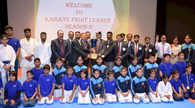 जीवन में सफल होने के लिए नशे को न कहना सीखें युवा - शांडिल...... कराटे फाइट लीग का समापन......