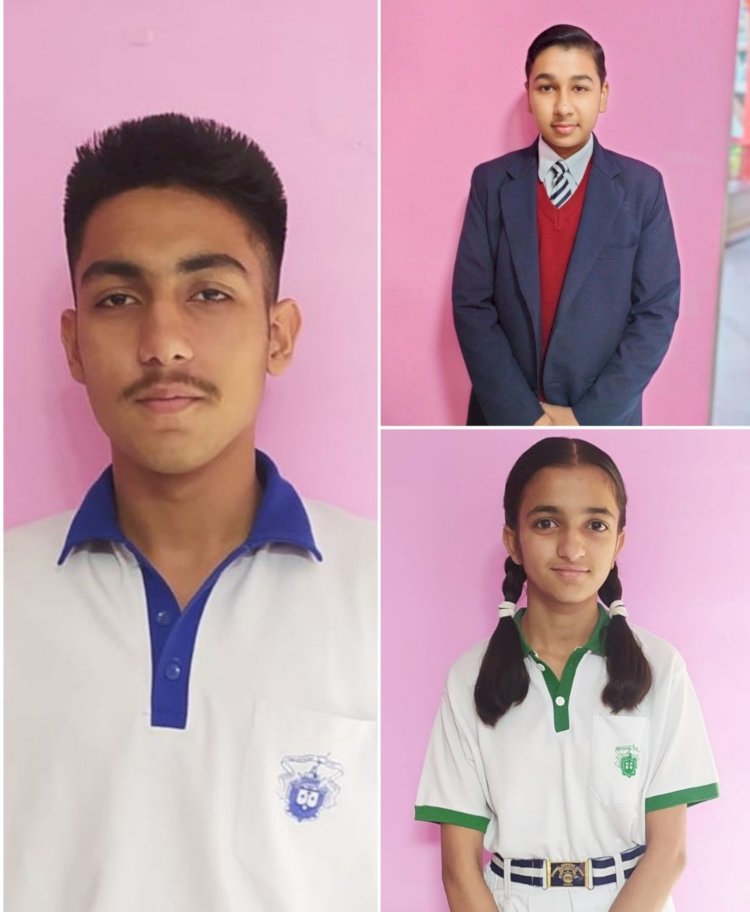 अभ्युदय बंसल ने झटका पहला स्थान.......... आईसीएसई बोर्ड परीक्षा कारमल स्कूल नाहन का परिणाम शतप्रतिशत रहा........