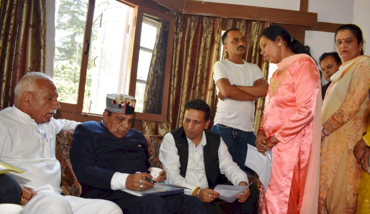लक्षित वर्गो की आर्थिक स्थिति में सुधार लाना प्रदेश सरकार का संकल्प - शांडिल