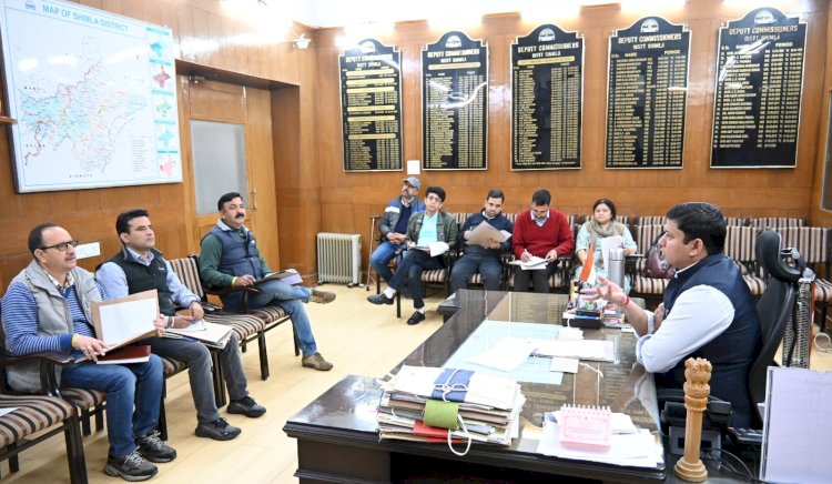 203 करोड़ रुपए की योजनाओं के शेल्फ किए पारित.... उपायुक्त ने की जिला जल एवं स्वच्छता मिशन बैठक की अध्यक्षता.....