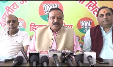 सिरमौर में पावटा साहिब से होगा....  भाजपा  के जनसंपर्क अभियान का आगाज...... उत्तराखण्ड से राज्यसभा सांसद नरेश बंसल रहेंगे मौजूद.....