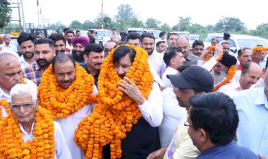 प्रदेश सरकार जनकल्याण के लिए समर्पित: मुकेश अग्निहोत्री...  हरोली में जलशक्ति विभाग के विश्राम गृह का शिलान्यास किया....