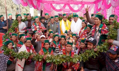 जनजातीय जिला किन्नौर को विकास के क्षेत्र में,,,,, अग्रणी जिला बनाने पर दिया जा रहा है बल - जगत सिंह नेगी.....