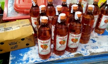 छापेमारी के दौरान ......नूरपुर में 43000 लीटर अवैध शराब जब्त....