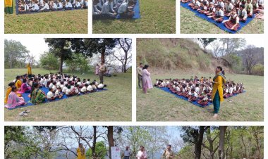 पारंगत  स्कूल आफ एक्सीलेंस मे दो दिवसीय ध्यान शिविर......