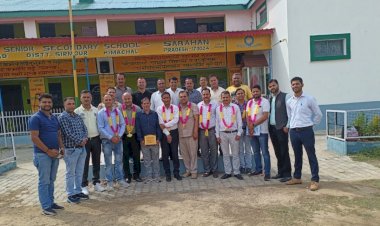 राजेश दत्त शर्मा....... हिमाचल प्रदेश विज्ञान अध्यापक संघ के जिला अध्यक्ष चुने गए....