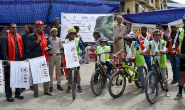 विश्व  पर्यावरण दिवस पर .... केलांग में चलाया स्वच्छता अभियान....