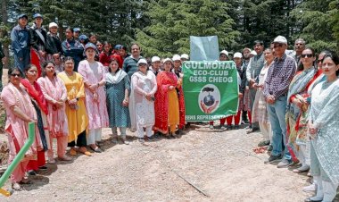 चियोग बाजार में बच्चों ने निकाली पर्यावरण जागरूकता रैली......