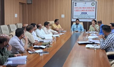 मेगा मॉक ड्रिल के लिए सभी विभाग रहें तैयार-मनेश यादव.......   8 जून को होने वाली मेगा मॉक ड्रिल की तैयारियों की समीक्षा बैठक आयोजित.....