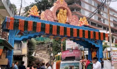 माँ शूलिनी मंदिर के भव्य द्वार का लोकार्पण......