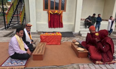 वन विभाग के गैंग हट और चौकीदार आवासीय भवन सिस्सू व जिस्पा का किया लोकार्पण....विधायक रवि ठाकुर ने.....