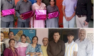 शहर के समाजसेवियों ने प्राथमिक स्कूल के छात्रों को जूते किए वितरित.......... डीएवी स्कूल के छात्र रहे सार्थक अरोड़ा ने .......स्कूल के चतुर्थ श्रेणी कर्मियों को किया सम्मानित .....