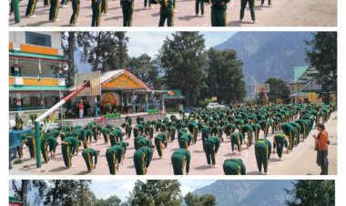 किन्नौर जिला में मनाया जा रहा है अंतर्राष्ट्रीय योग माह....... जिला के 5484 लोगों को योग शिविरों के माध्यम से योग के प्रति किया गया जागरूक....