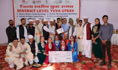 हमारे युवा देश और समाज का भविष्य-अजय सोलंकी.... नेहरू युवा केन्द्र द्वारा जिला स्तरीय युवा महोत्सव का नाहन में आयोजन.....