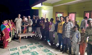 दीद घलूत पंचायत में,,,,,  भाजपा छोड लोगों ने थामा कांग्रेस का दामन,,,,,