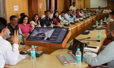 आपदा प्रबंधन प्राधिकरण द्वारा जारी पूर्व चेतावनी परामर्श को आम जन तक पहुंचाने के निर्देश.......