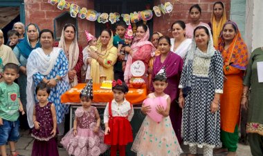 भीड़ा में मनाया बेटियों का जन्मोत्सव