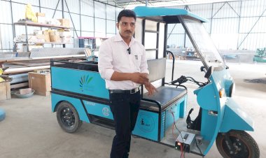 ऊना के........ विपन धीमान ई-रिक्शा बनाकर बने उद्यमी,........ पंडोगा में स्थापित किया प्लांट..... सीएम स्र्टाटअप योजना के तहत आईआईटी मंडी में एक वर्ष तक प्रोजेक्ट पर किया शोध कार्य