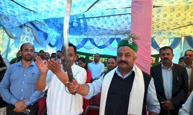 शिक्षा मंत्री ने..... नावर क्षेत्र में जल शक्ति विभाग की 13.70 करोड़ की परियोजनाओं का किया लोकार्पण.....