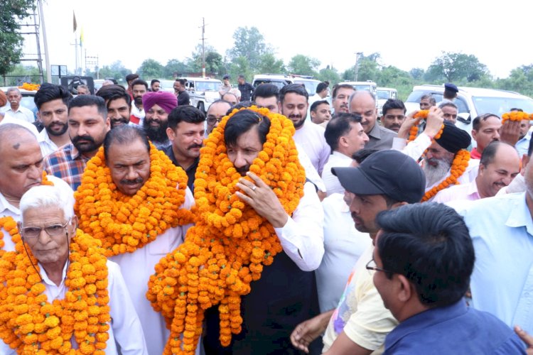 प्रदेश सरकार जनकल्याण के लिए समर्पित: मुकेश अग्निहोत्री... हरोली में जलशक्ति विभाग के विश्राम गृह का शिलान्यास किया....