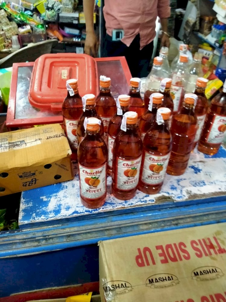 छापेमारी के दौरान ......नूरपुर में 43000 लीटर अवैध शराब जब्त....