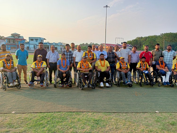 हम सभी के लिए प्रेरणा स्रोत हैं....... हिमाचल के दिव्यांग क्रिकेटर : सुनील शर्मा बिट्टू .......