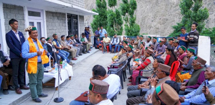 जनजातीय जिला किन्नौर का चहुँमुखी विकास होगा सुनिश्चित - जगत सिंह नेगी