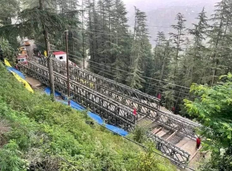 छह दिनों की रिकॉर्ड अवधि में पूरा हुआ बेली ब्रिज का निर्माण...... ठियोग से आगे एनएच 5 पर यातायात बहाल....विक्रमादित्य