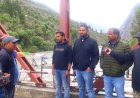 जोबरंग पुल का मुआयना......उपायुक्त लाहौल स्पीति राहुल कुमार ने   कहा पुल अभी सुरक्षित है खतरे की कोई बात नहीं है, ग्रामीण भयभीत ना हो .....