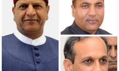 जयराम, बिंदल, सत्ती और सभी नेता फील्ड में...... ..... भाजपा इस त्रासदी के समय प्रभावित जनता के साथ खड़ी : बिंदल.....