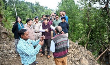 केन्द्रीय दल ने शिमला में भारी वर्षा से हुए नुकसान का किया आकलन