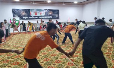 मांडव्य कलामंच द्वारा आयोजित पांच दिवसीय सांस्कृतिक संवाद एवं प्रशिक्षण कार्यशाला संपन्न..... लोकनाट्य बांठड़ा,लोकनृत्य लुड्डी, नागरिय नृत्य तथा मंडयाली गिद्दा व संस्कार गीतों का प्रशिक्षण.....