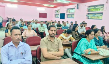 राज्य स्तरीय पांच दिवसीय व्यवसायिक शिक्षकों की द्वितीय  चरण के प्रशिक्षण का शुभारंभ .......