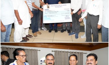 बाबा बालक नाथ मंदिर ट्रस्ट ने.... आपदा राहत कोष में दिए 3 करोड़ रुपये......धूमू शाह मेला कमेटी ने 10 लाख