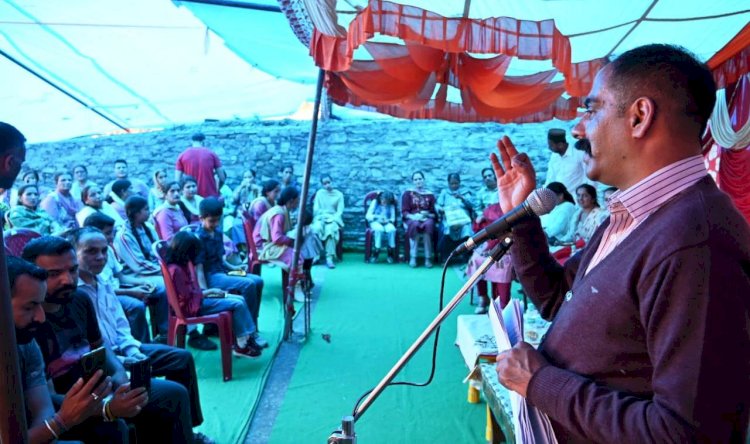 30 करोड़ से निर्मित की जा रही है .....गिरिपुल उठाऊ पेयजल योजना से कोटी-जुनगा क्षेत्र की सभी 12 पंचायतों को मिलेगा सीधा लाभ - अनिरुद्ध सिंह.....