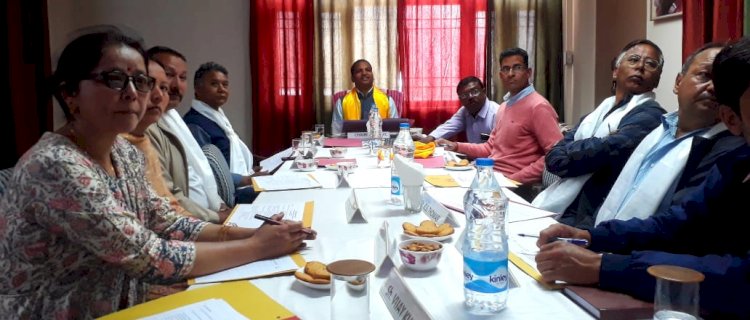 केंद्रीय विद्यालय केलांग में...... विद्यालय प्रबंध समिति की बैठक आयोजित...