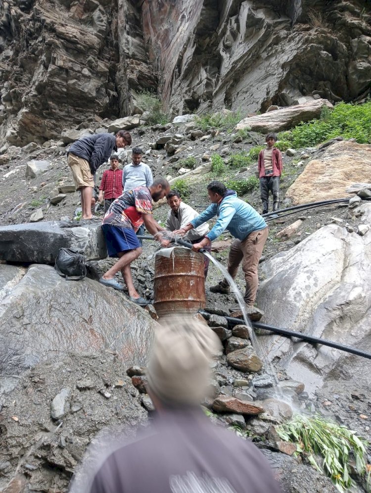 लाहौल व उदयपुर उपमंडल में जल शक्ति विभाग की 60 पेयजल योजनाएं प्रभावित..... 75 के करीब सिंचाई योजनाओं को 15 करोड़ का नुकसान.....