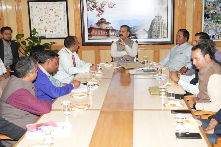 कठिन भौगोलिक परिस्थितियों के दृष्टिगत पहाड़ी राज्यों को अलग पैटर्न पर आर्थिक सहायता प्रदान करने का आग्रह..... मुख्यमंत्री ने .नुकसान का आकलन के लिए आए केन्द्रीय दल के साथ की बैठक.......