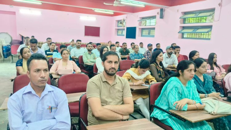 राज्य स्तरीय पांच दिवसीय व्यवसायिक शिक्षकों की द्वितीय चरण के प्रशिक्षण का शुभारंभ .......